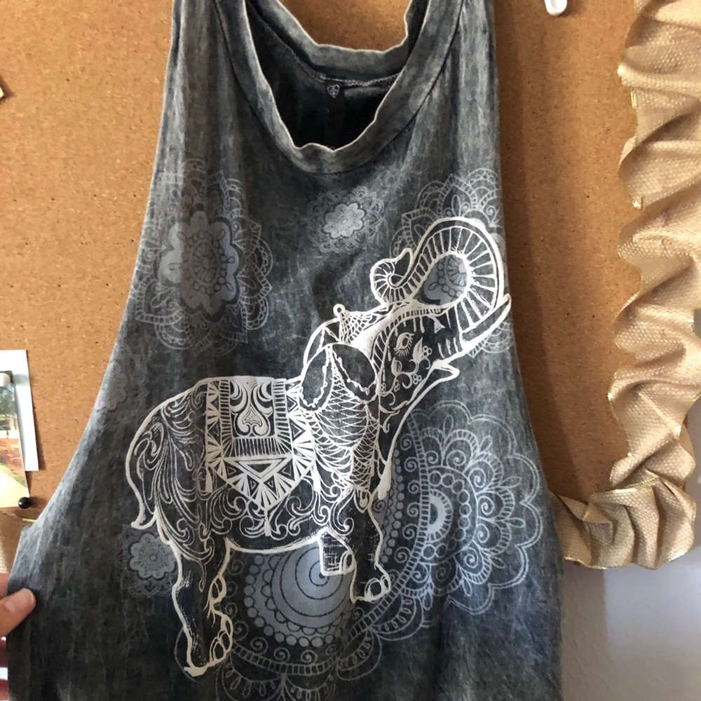 Open back tank